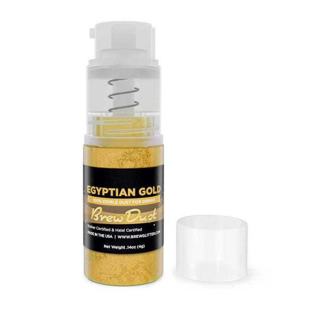 Egyptian Gold Edible Brew Dust | Mini Spray Pump-Brew Glitter®