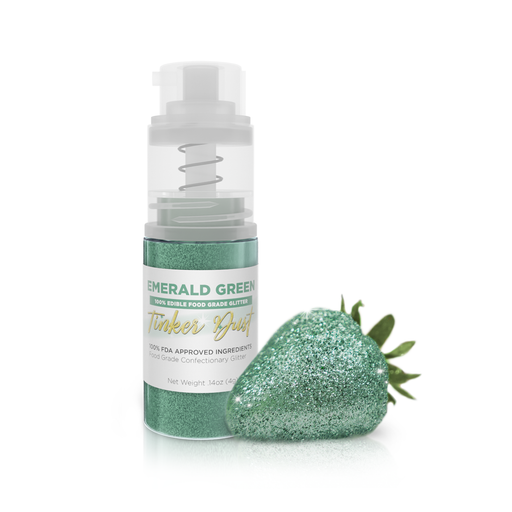 Emerald Green Edible Glitter Spray 4g Pump | Tinker Dust®-Brew Glitter®