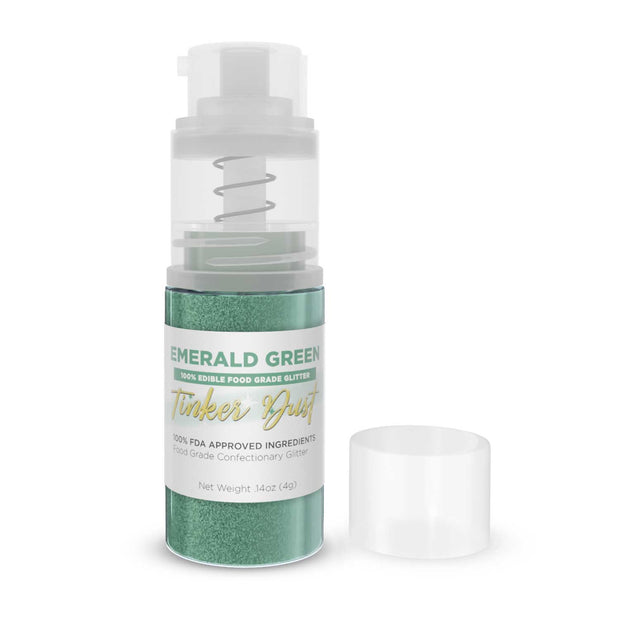 Emerald Green Edible Glitter Spray 4g Pump | Tinker Dust®-Brew Glitter®