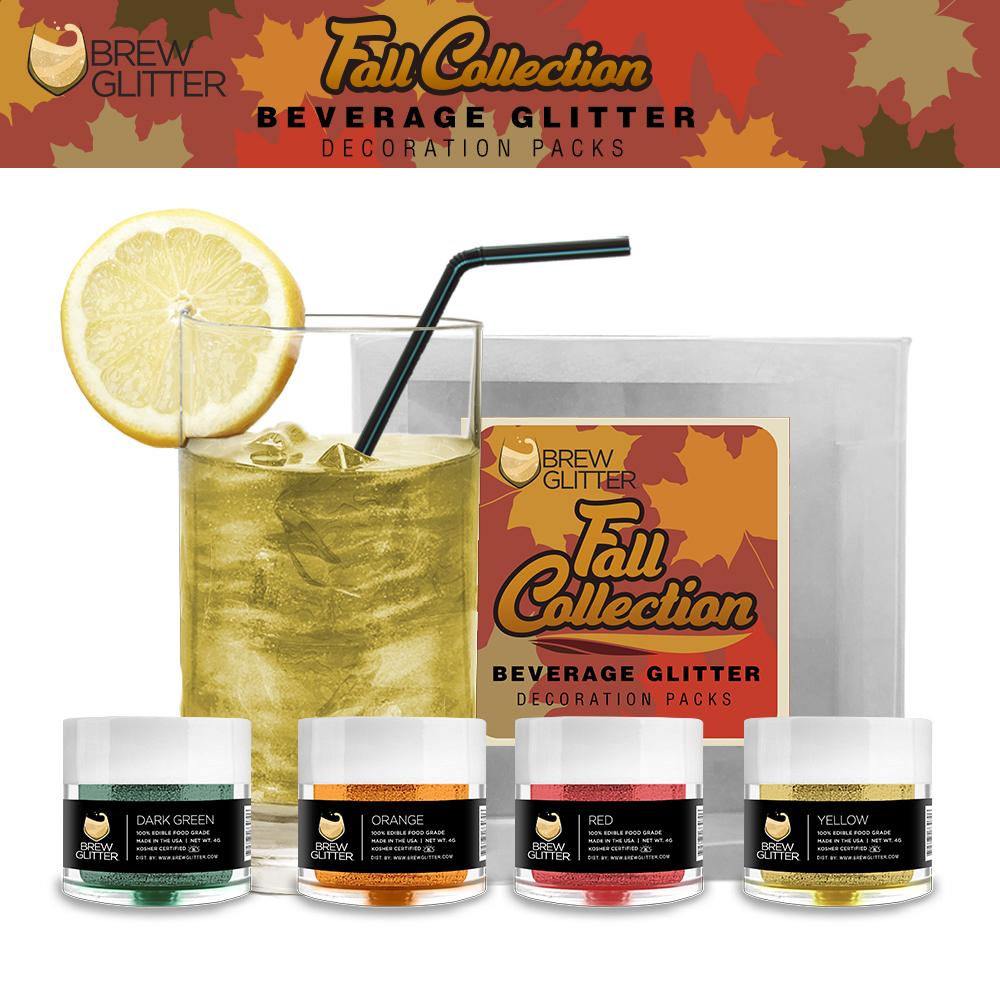 Edible Glitter for Drinks • Shiny Glitter, Shimmer Beverage Dust for  Cocktails, Beer, Wine and More - Color Series Teal - 3 gram Shaker