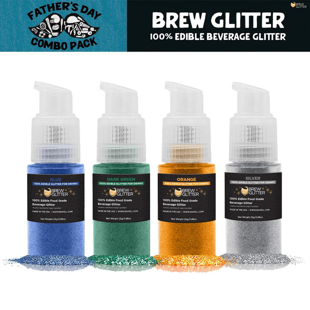 Halloween Edible Brew Glitter Spray Pump Combo Pack A (4 PC SET) 