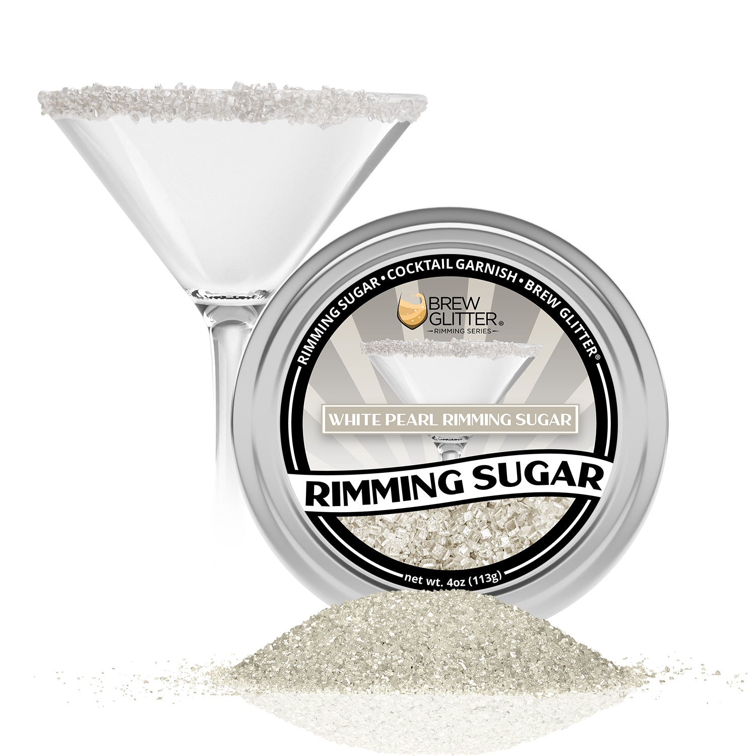 Father's Day Dad Meets Pearl Cocktail Rimming Sugar Combo Pack (2PC SET)-Brew Glitter®