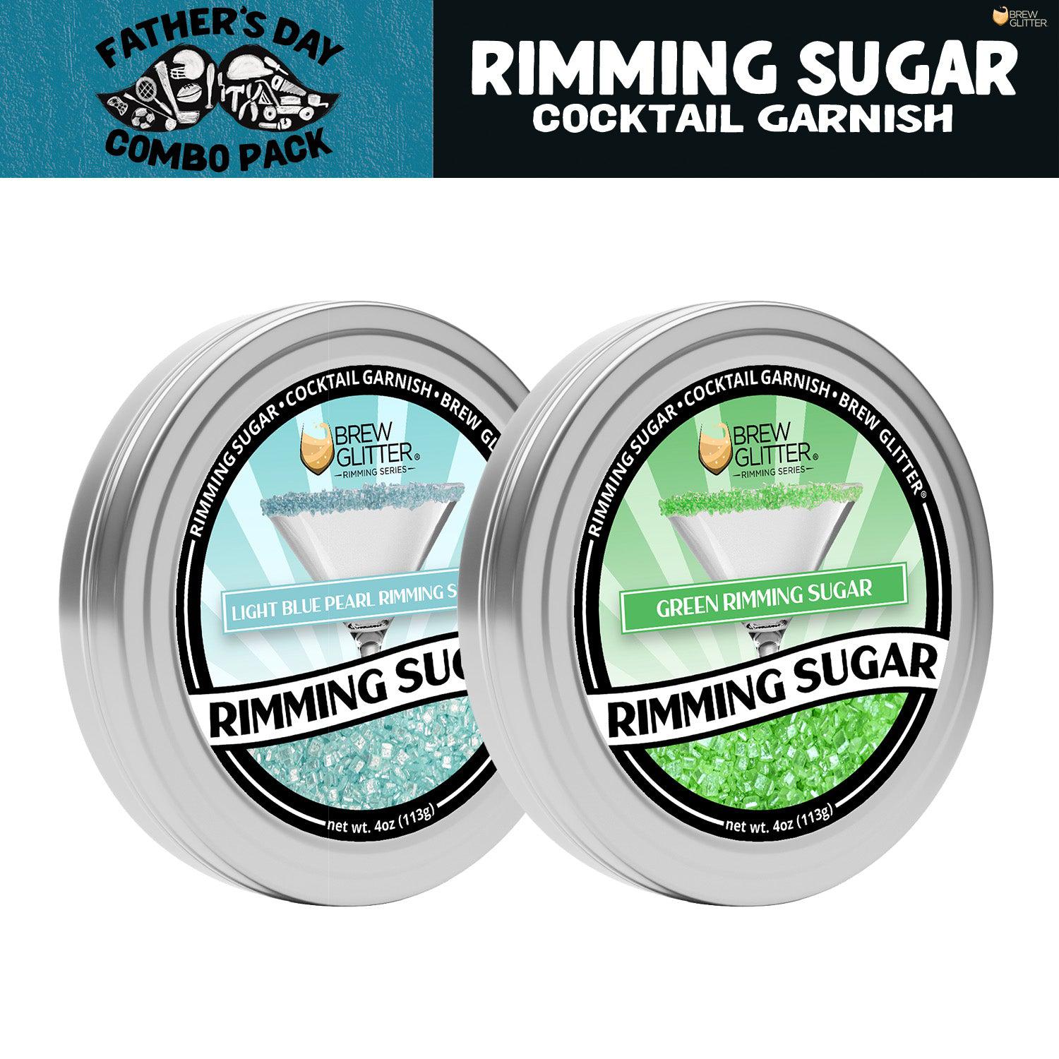 Father's Day Daddy Cool Cocktail Rimming Sugar Combo Pack (2 PC SET)-Brew Glitter®