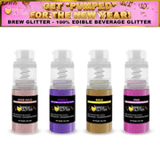 Get Pumped For New Years Brew Glitter "Dance In The Year" Mini Pump Combo (4 PC SET)-Brew Glitter®