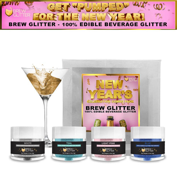 Get Pumped For New Years Collection Brew Glitter Combo Pack C (4 PC SET)-Brew Glitter®