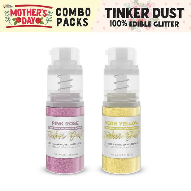 Deep Pink Luster Dust Spray, Luster Dust Edible Glitter Spray Dust for  Cakes, Cookies, Desserts, Paint. FDA Compliant (4 Gram Pump)