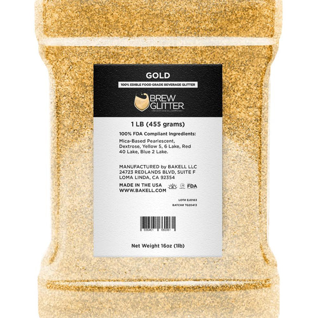 Gold Brew Glitter | Bulk Sizes-Brew Glitter®