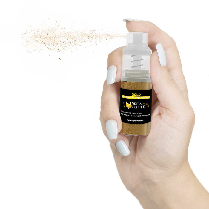 Gold Brew Glitter | Mini Pump Wholesale by the Case-Brew Glitter®
