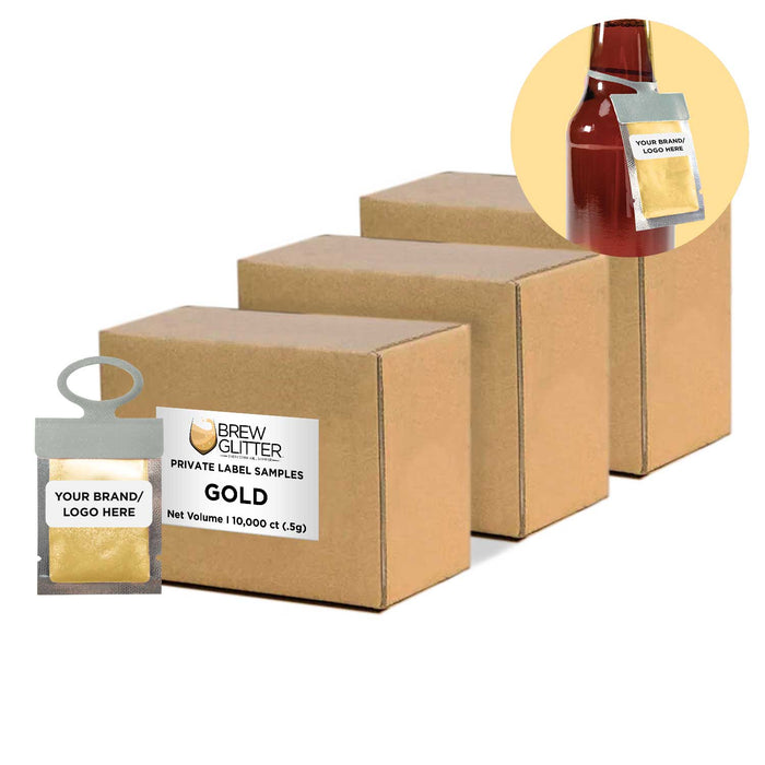 Gold Brew Glitter® Necker | Private Label-Brew Glitter®