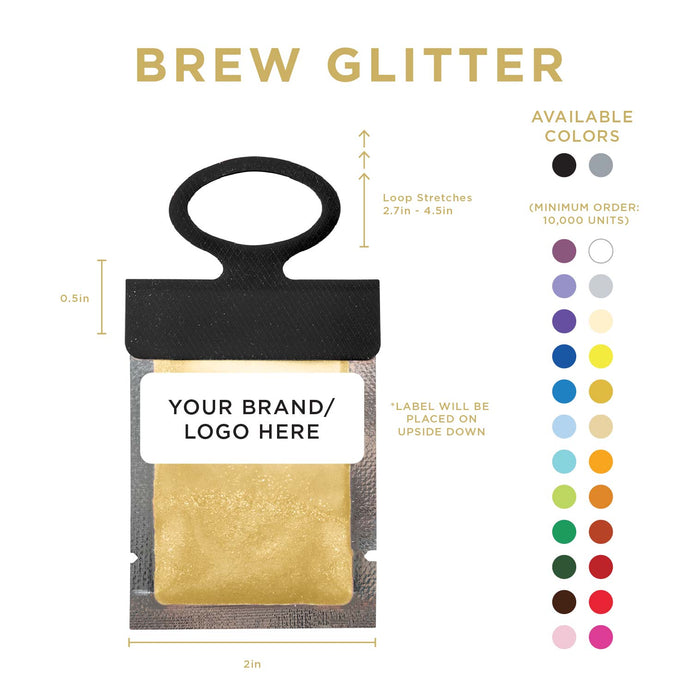 Gold Brew Glitter® Necker | Private Label-Brew Glitter®