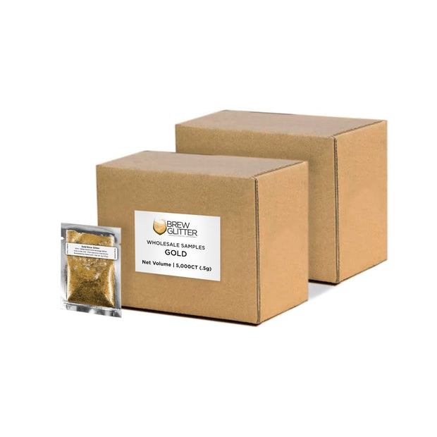 Gold Brew Glitter Sample Packs by the Case-Brew Glitter®