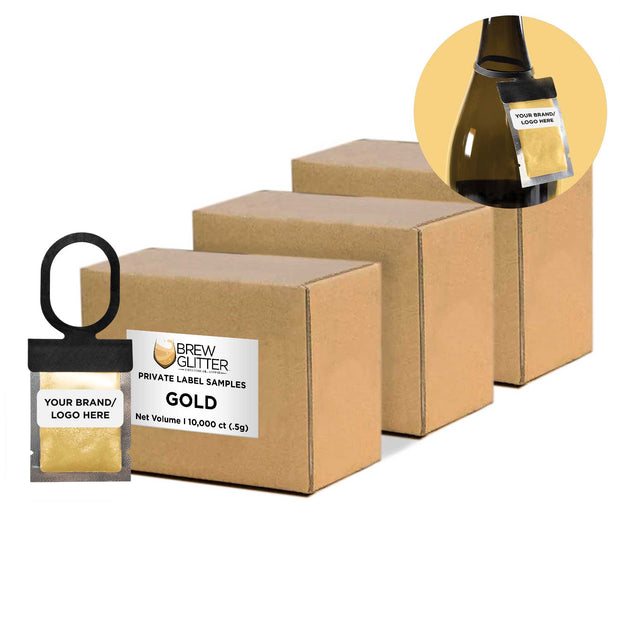 Gold Brew Glitter® Necker | Private Label-Brew Glitter®