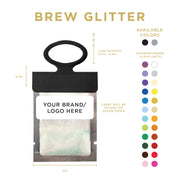 Gold Iridescent Necker | Private Label-Brew Glitter®