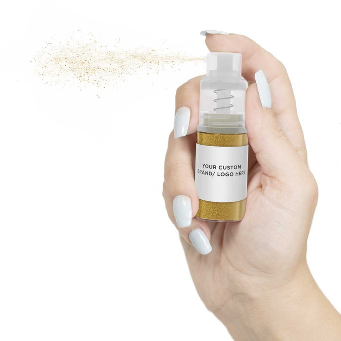 Gold Tinker Dust® | 4g Glitter Spray Pump | Private Label by the Case-Brew Glitter®