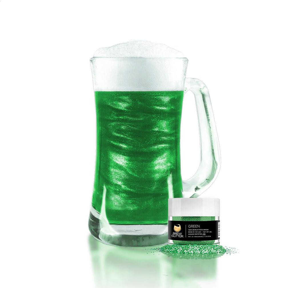 Green & Black Brew Glitter Football Team Colors (2 PC Set)-Brew Glitter®