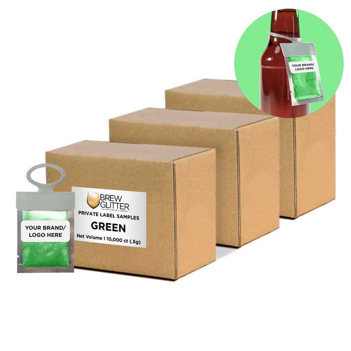 Green Brew Glitter® Necker | Private Label-Brew Glitter®
