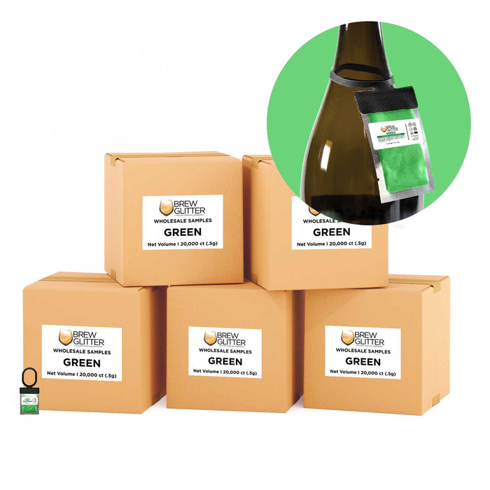 Green Brew Glitter® Necker | Wholesale-Brew Glitter®