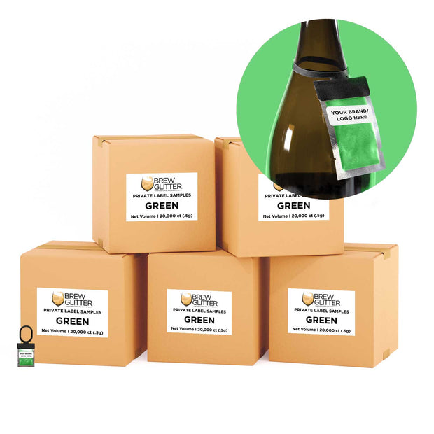 Green Brew Glitter® Necker | Private Label-Brew Glitter®