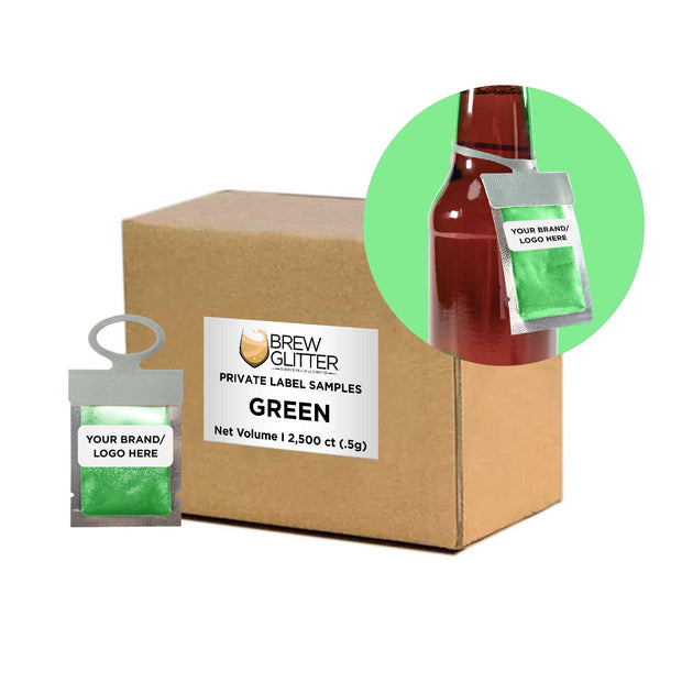 Green Brew Glitter® Necker | Private Label-Brew Glitter®