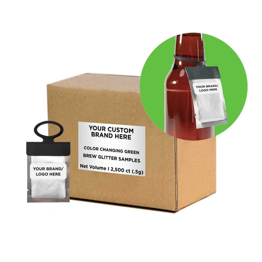 Green Color Changing Brew Glitter® Necker | Private Label-Brew Glitter®