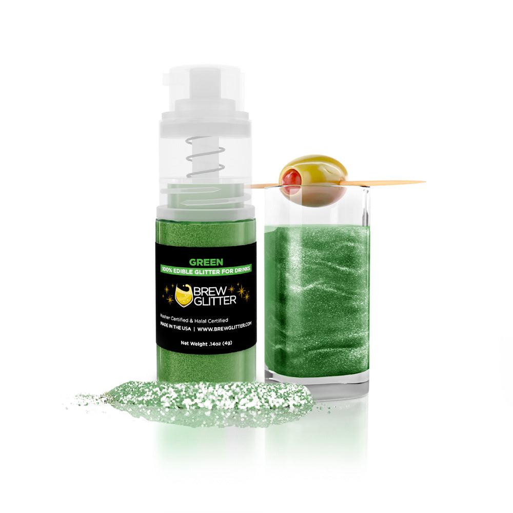 Buy Green Edible Glitter Mini Spray Pump for Drinks, $$11.98 USD