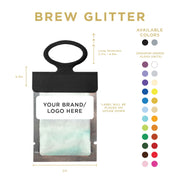 Green Iridescent Brew Glitter® Necker | Private Label-Brew Glitter®
