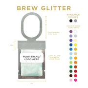 Green Iridescent Brew Glitter® Necker | Private Label-Brew Glitter®