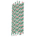 Green & Red Christmas Trees Stirring Straws | Bulk Sizes-Brew Glitter®