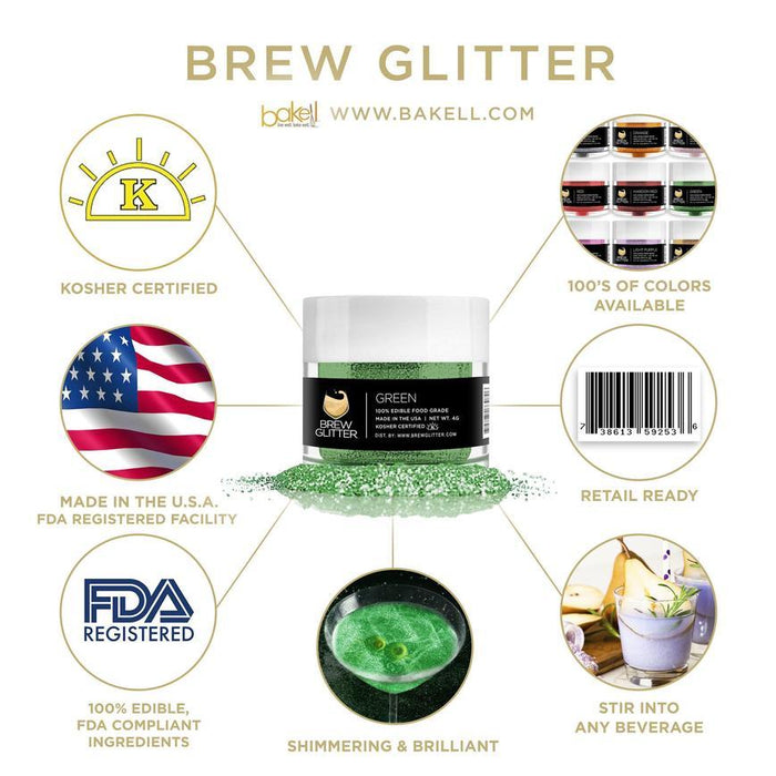 Halloween Brew Glitter Edible Glitter Combo Pack Collection (8 PC Set)-Brew Glitter®