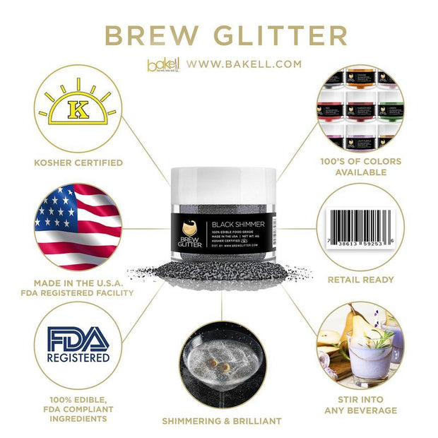 Halloween Brew Glitter Edible Glitter Combo Pack Collection B (4 PC Set)-Brew Glitter®