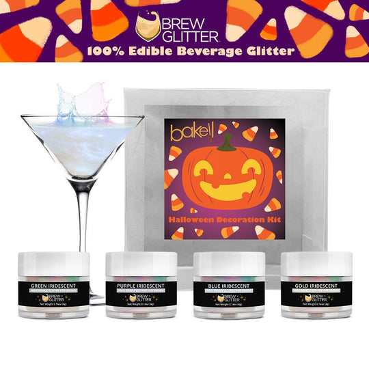 Halloween Brew Glitter Scary-Descent Holographic Edible Drink Glitter Combo Pack (4 PC Set)-Brew Glitter®