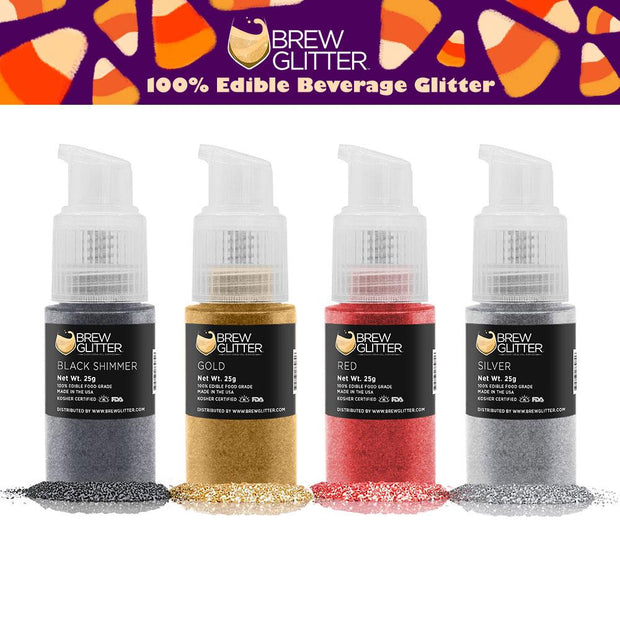 Halloween Brew Glitter Edible Glitter Combo Pack Collection B (4 PC Set) 