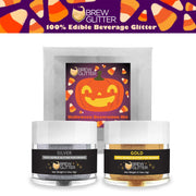 Halloween "I'm All Wrapped Up" Gold & Silver Brew Glitter Set-Brew Glitter®