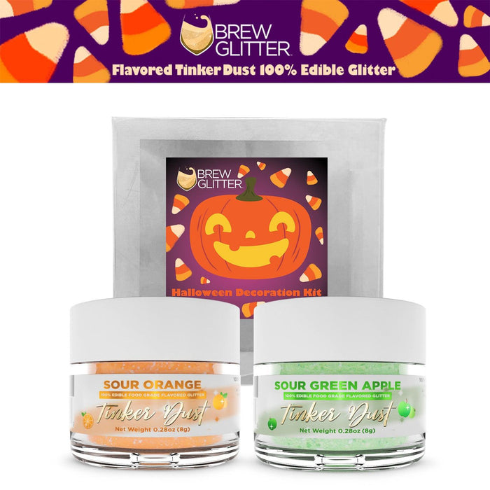 Halloween "No Tricks, Just Treats" Flavored Tinker Dust Set (2 PC)-Brew Glitter®