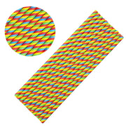 Horizontal Rainbow Stripes Stirring Straws-Brew Glitter®