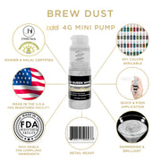 Ice Queen White Brew Dust by the Case | 4g Spray Pump-Brew Glitter®