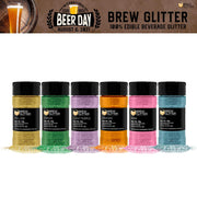 International Beer Day Brew Glitter Shaker Combo Pack B (6 PC SET)-Brew Glitter®