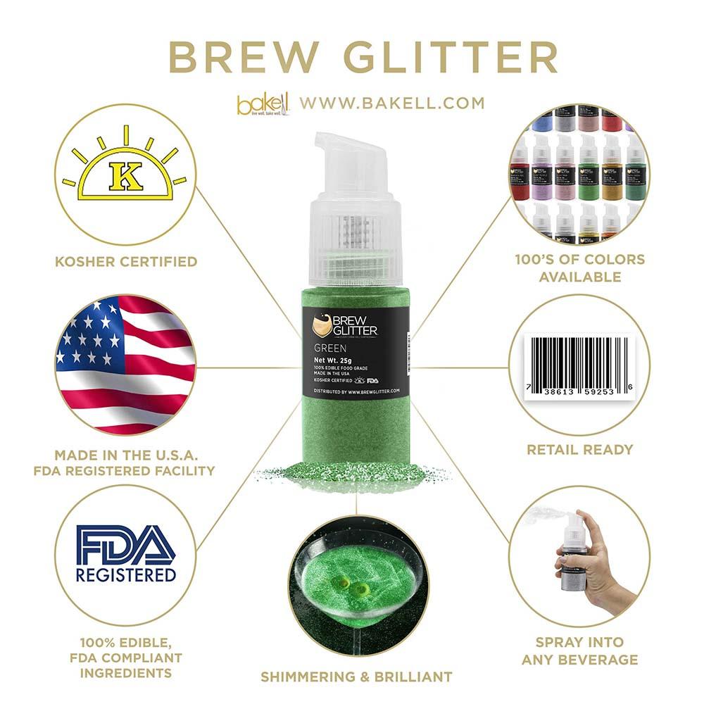 International Beer Day Brew Glitter Spray Pump Combo Pack B (6 PC SET)-Brew Glitter®
