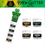 Kiss Me I'm Irish St. Patty's Day Clover Brew Glitter Gift Set (4 PC SET)-Brew Glitter®