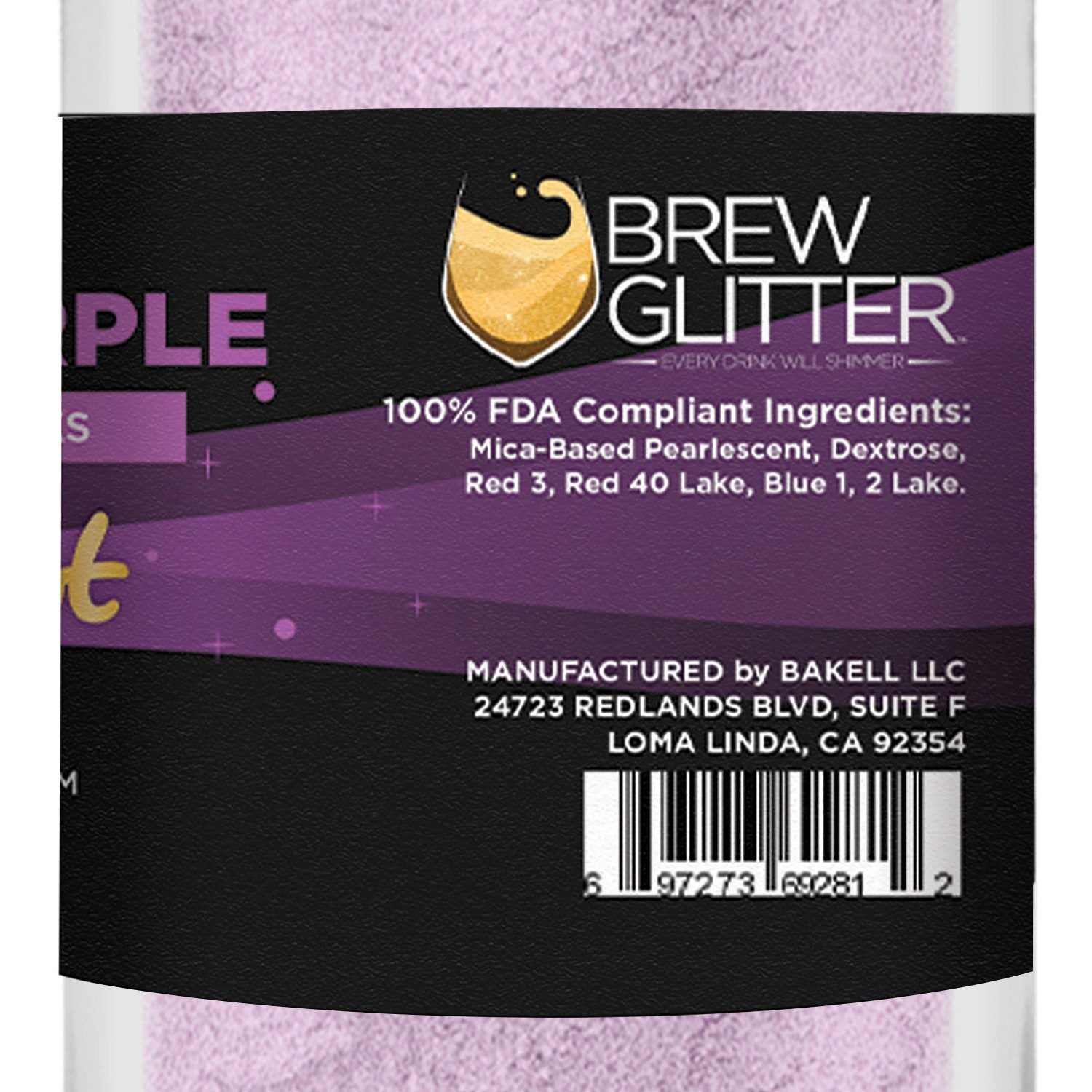 Lavender Purple Edible Brew Dust | Bulk Sizes-Brew Glitter®