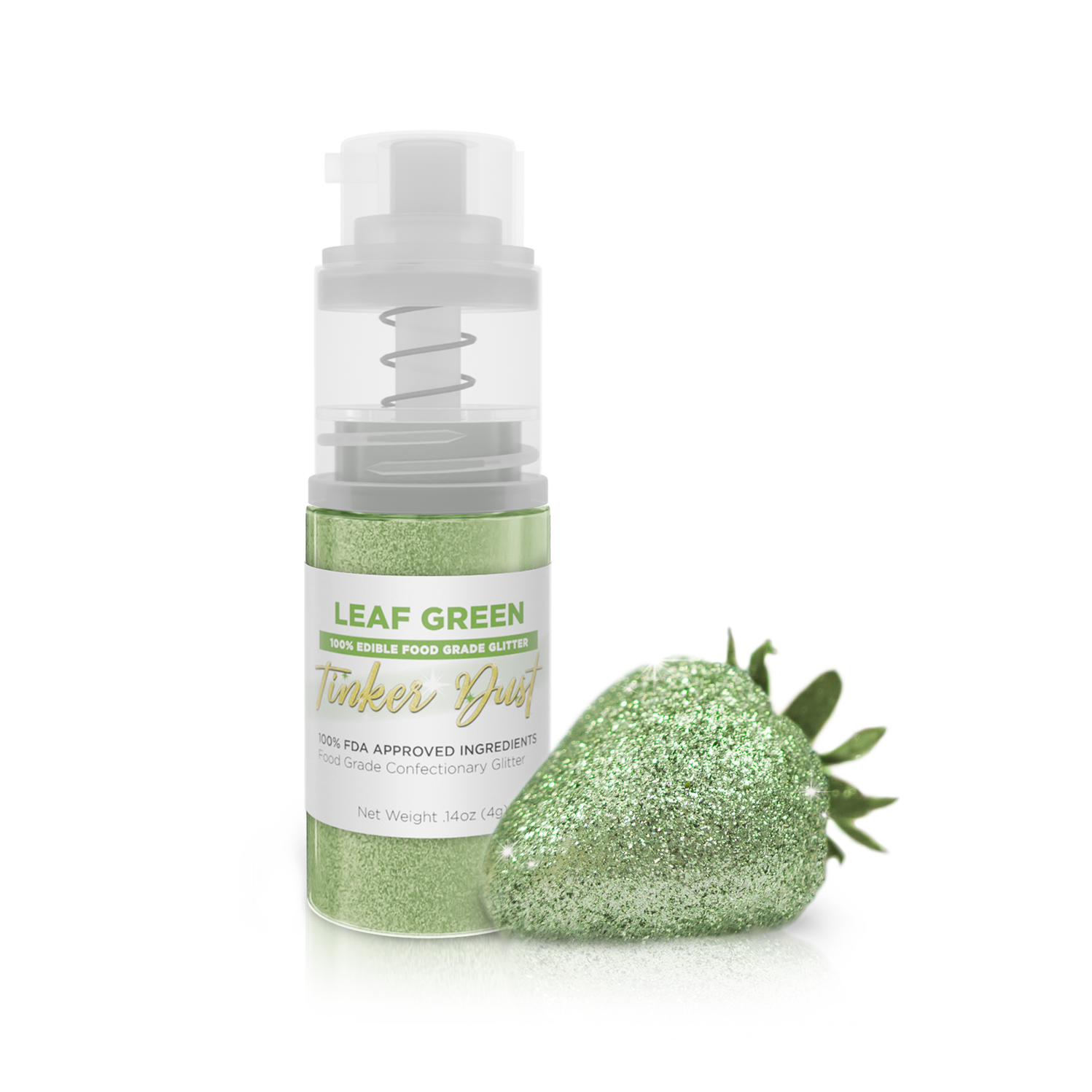 Tinker Dust Edible Glitter Spray - Christmas Green main image 1