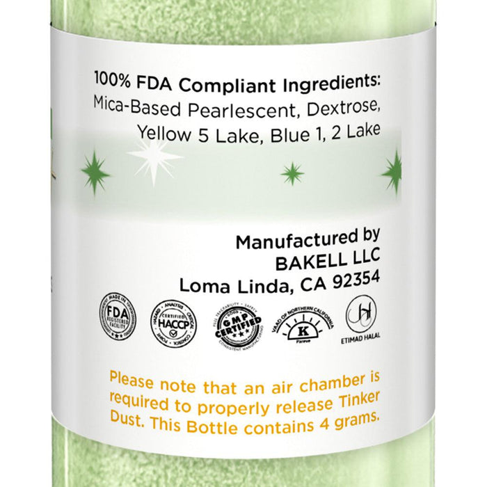 Leaf Green Edible Glitter Spray 4g Pump | Tinker Dust®-Brew Glitter®