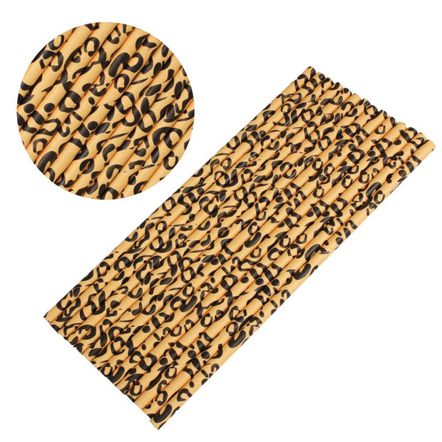 Leopard Print Stirring Straws-Brew Glitter®