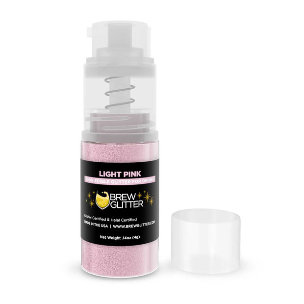 Light Pink Brew Glitter | Mini Pump Wholesale by the Case-Brew Glitter®