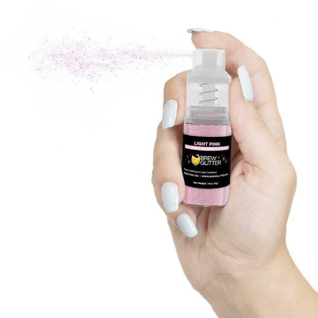 Light Pink Brew Glitter | Mini Pump Wholesale by the Case-Brew Glitter®