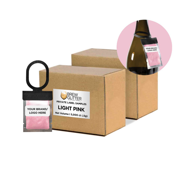Light Pink Brew Glitter® Necker | Private Label-Brew Glitter®