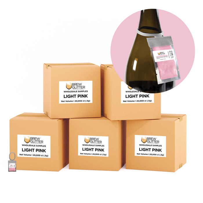 Light Pink Brew Glitter® Necker | Wholesale-Brew Glitter®
