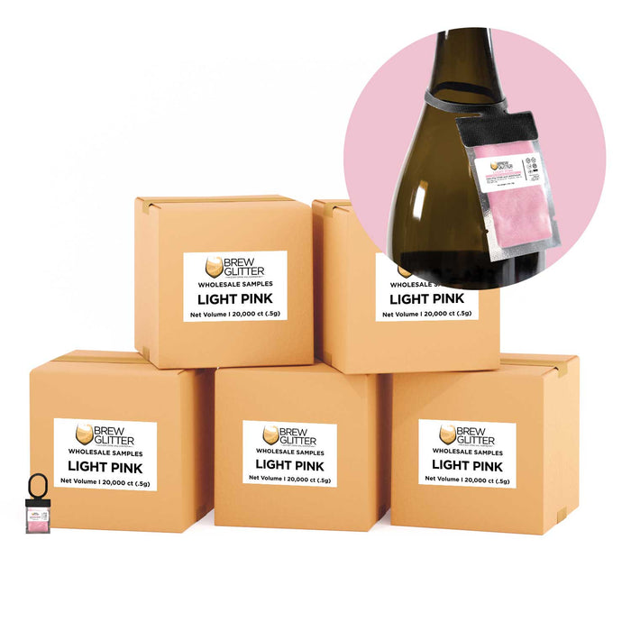 Light Pink Brew Glitter® Necker | Wholesale-Brew Glitter®