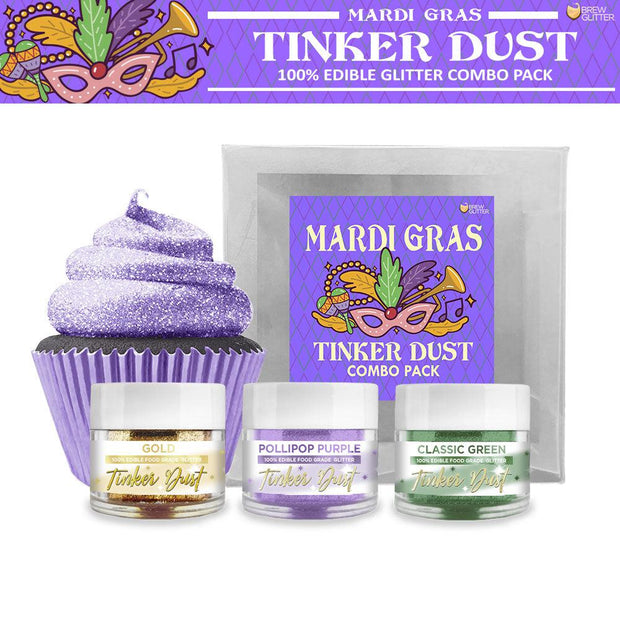 Mardi Gras Tinker Dust "Carnival" Combo (3 PC SET)-Brew Glitter®