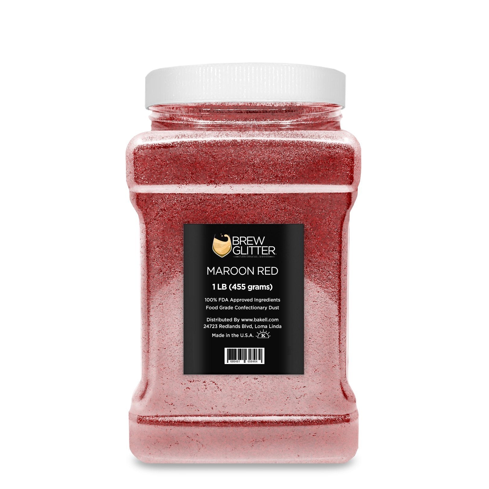 Maroon Red Brew Glitter | Bulk Sizes-Brew Glitter®